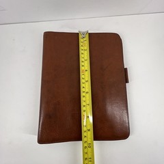 Franklin Covey Full Grain Italian Leather 7 Ring Binder Chestnut Brown Vintage