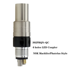 BEING Dental Fiber Optic High Speed Handpiece Push Turbine 4 6Hole Coupling NSK