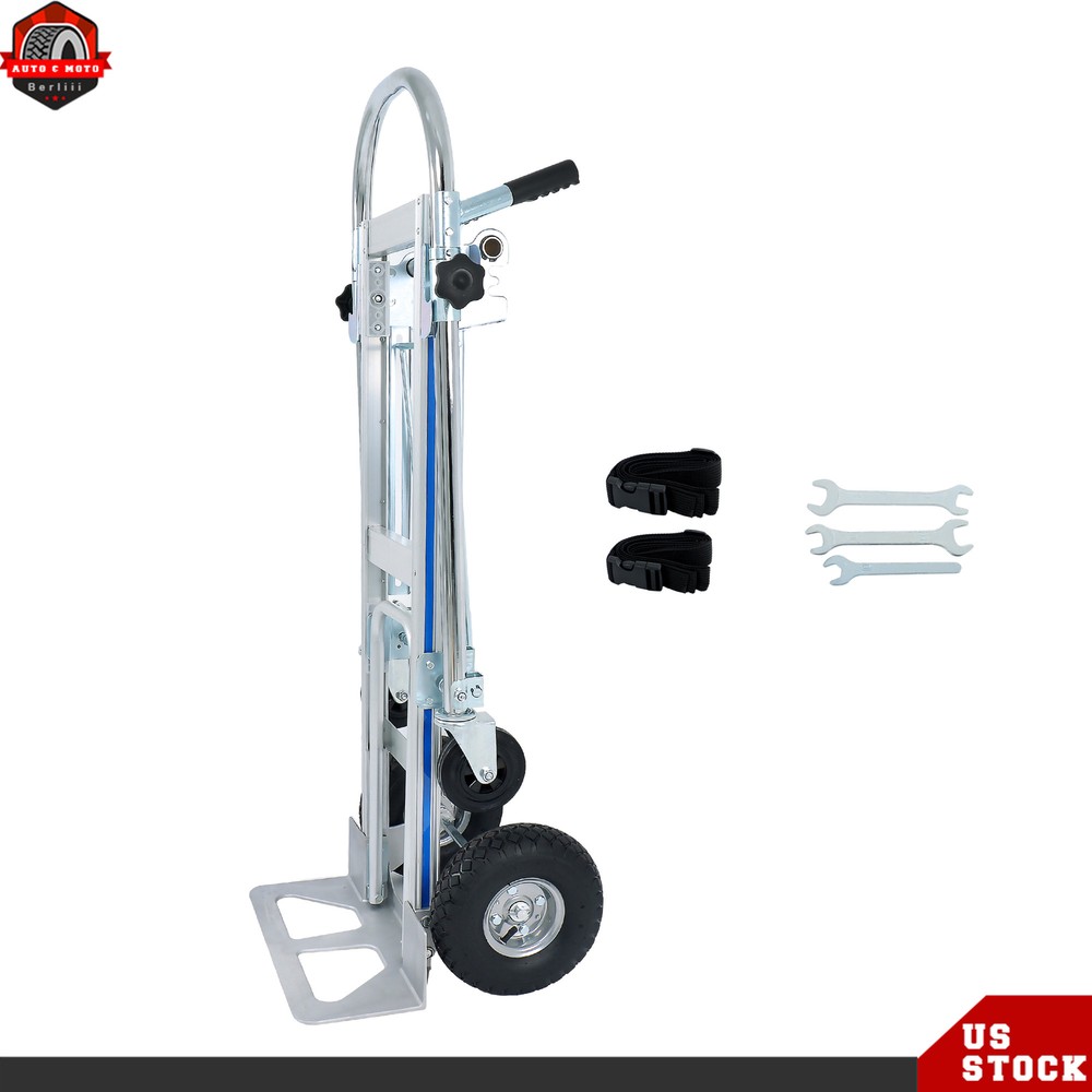 1000 LBS Capacity 3 in 1 Hand Truck, Convertible Hand Trucks