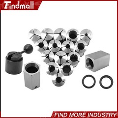 Findmall 5C Collet Set 15 Pc 1/8 to 1 Inch Fractional 5 Pc Collet Block Kit