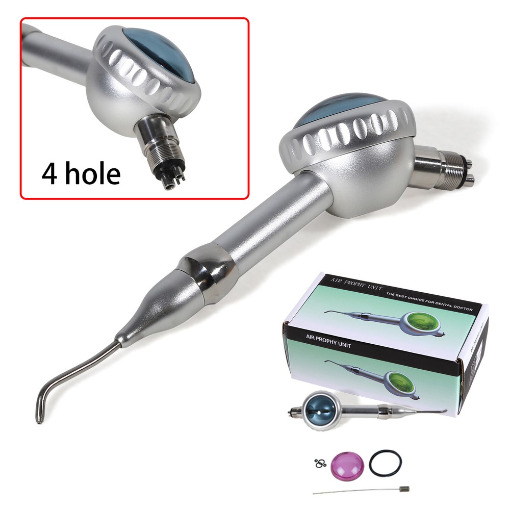 Dental Polisher Air flow Polishing prophy jet Handpiece teeth sand 2/4 Holes