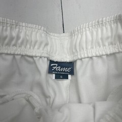 Fame Classic White Chef Pants Unisex Adults Size Small New Defects