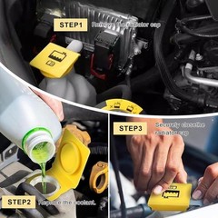 Overflow Tank Cap for Voyager Wrangler Grand Cherokee, Replaces OE Color: 1pcs