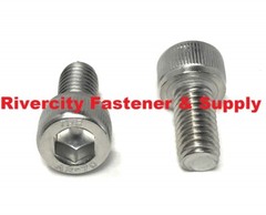 M6-1.0×12 Stainless Socket Allen Head Bolts M6x1.0x12 Screws 6mm x 1.0 x 12mm