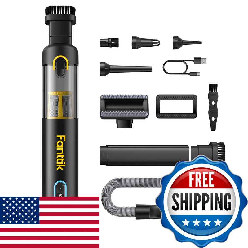 Fanttik Slim V8 Apex Car Vacuum 4-In-1 Portable Mini Cordless Vacuum 19000Pa