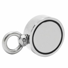 800LBS Neodymium Fishing Magnet Kit Up To Pull Force Super Strong Hunt & Rope