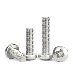 M2 M3 M4 M5 M6 M8 M10 Phillips Pan Head Machine Screws Stainless Steel A2 / 18-8