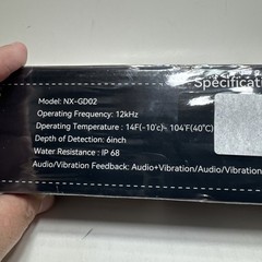 Sunpow Metal Detector Pinpointer Rechargeable NX-GD02 12khz 800mah – New
