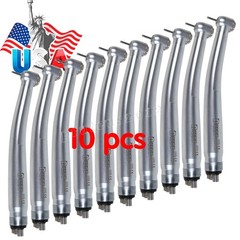 10pcs NSK PANA MAX Style Dental High Speed Handpiece Turbine Push Button 4 Hole