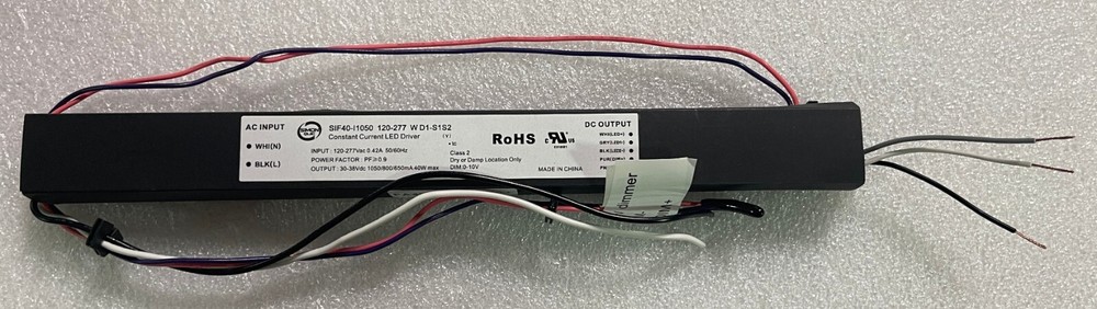 NEW 2PCS SIMON QUIC SIF40-I1050 120-277V 40W LED DRIVER SELECTABLE POWER & COLOR