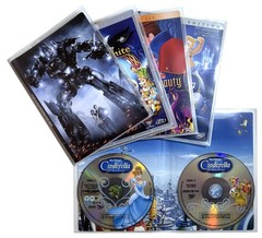 50 CheckOutStore Clear 2 Disc CPP Full Cover Sleeve & DVD Booklet **1-3 DAYS