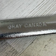 Gray Canada 23MM Combination Open and 12 Pt Box End Wrench MO23