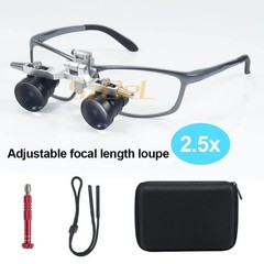 2.5X 3.5X Dental Binocular Loupes Surgical Magnifier 300-550mm