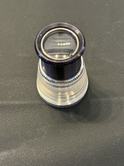 Vintage Threaded Optical Inspection Loupe Industrial Precision Magnifier