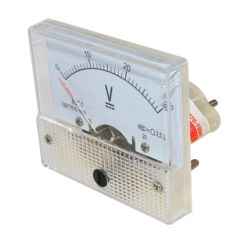 DC 30V Analog Panel Volt Voltage Meter Voltmeter Gauge 85C1 0-30V CA