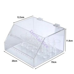 Dental Orthodontic Power Chain Ligature Tie Holder Case Organizer Storage Box
