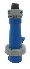 Hubbell HBL460P9W Watertight Plug 60A 3-Pole 4-Wire 250VAC Industrial IEC