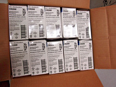 EATON CR20W DUPLEX RECEPTACLES – WHITE – QTY. 100 – NEW IN BOX
