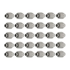 30 Pcs 1/2 Inch Liquid Tight Connector PVC Electrical Conduit Fittings Straight