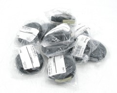 1/2 Inch Loop Fastner, 5 Foot Length, Black, 10pc
