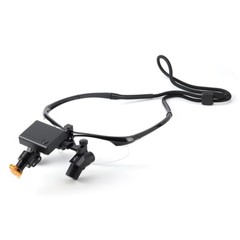 5.0X Dental Magnification Medical Binocular Loupes Glass+LED Surgical Head Light