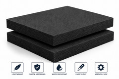 Polyethylene Closed Cell Foam Sheets 16″ x 12″ x 1″ Tool Box Case Insert 2 Pack