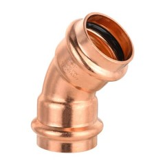 5 PCS EFIELD 1″ X 1″ Press Fit 45 Degree Elbow Copper Fittings, No Lead