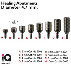 10 Healing Abutments for Dental Implants Implant Prosthetic Surgery Lab
