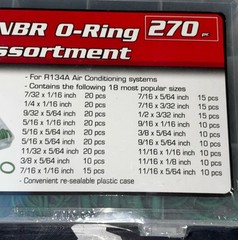 6x 2-212 Silicone/Nitrile Orange O-Rings 6 Pieces O-Ring