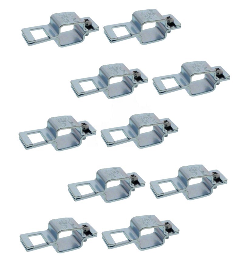 Pack of 10 – TeeJet Quick Nozzle Body Vari-Spacing Clamp Fits 1″ OD Sq Tubing