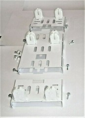 Retrofit Kit 8′ T8 T12 2 Bulb Fluorescent Light Strip Fixture to 4 4′ LED Tubes