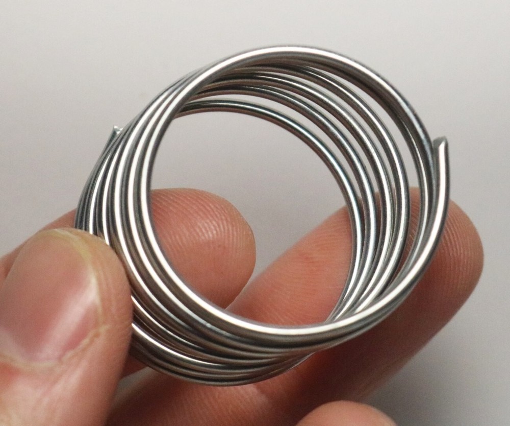 Zinc Metal 99.99% Pure Wire 2 Feet (61 Cm) Element 30 Zn Chemistry Sample