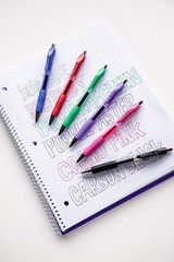 Writon Retractable Gel Pens, Comfort Grip, 0.7mm Fine Point, Black Ink, 12 Pack