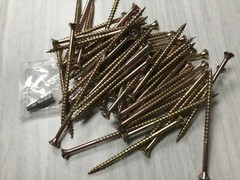 Self Cutting Construction Screws 1LB 57 PC #10 x 3 – 1/2″ Wood to Wood