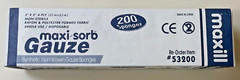 Maxi-Sorb 53200 2″ x 2″ 4-Ply Synthetic Non-Woven Gauze Sponges – 200/Sleeve