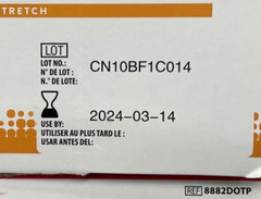 3 Boxes Cardinal Health Stretch Vinyl Exam Gloves – Size: Medium Exp: 3/24