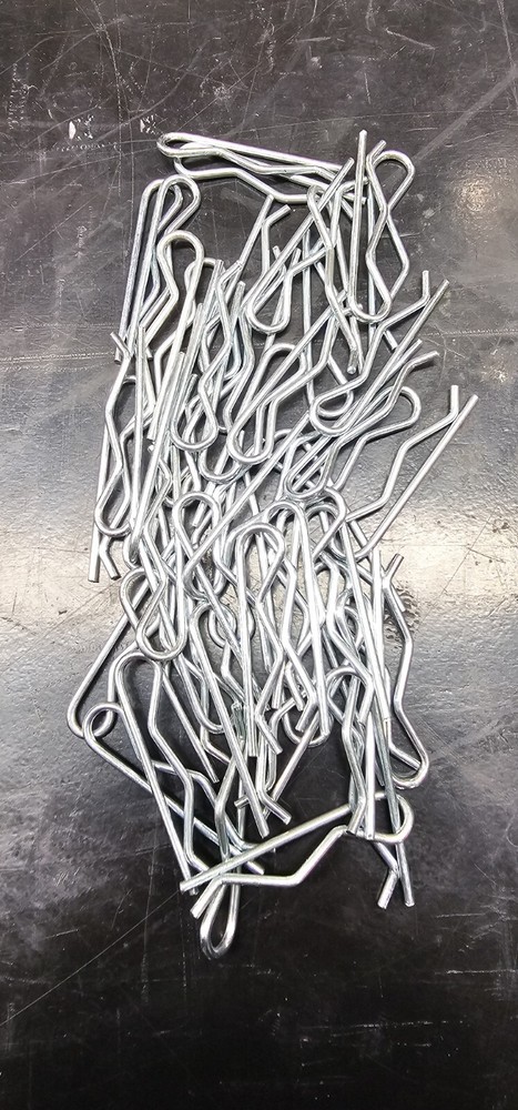 R style PIN, HAIR PINS HITCH CLIPS. 50 pieces 5/64″ X 2″ length.