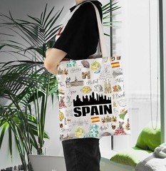 ENSIANTH Spain Travel Gift Espana Tote Bag Europe Country Trip Gift…