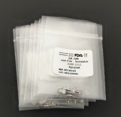 100Packs Dental Orthodontic Buccal Tube 1st Roth 0.022 Molar Bondable No-cov