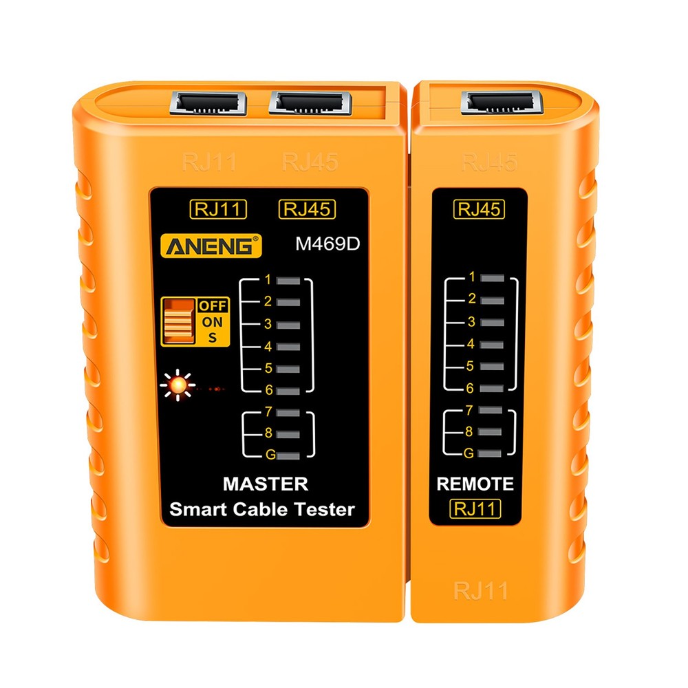 Networks Cable Tester Tool Ethernet RJ45 RJ11 LAN Wire Telephone Cable Tester c