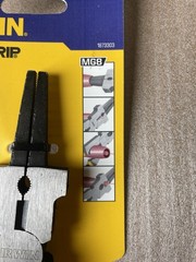 Irwin Vise-Grip Mig Welding Plier MG8 #1873303. FREE SHIPPING