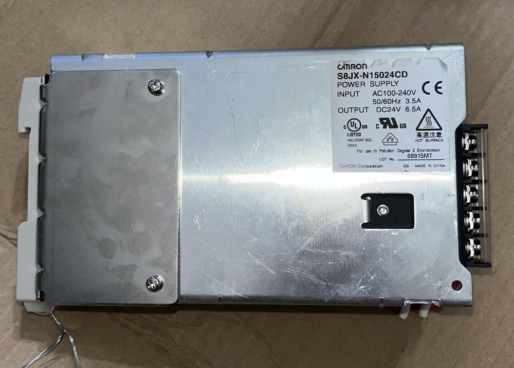 OMRON,S8JX-N15024CD,POWER SUPPLY AC 100-240V DC24V