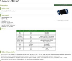 Raspberry Pi 5 4B 3B+ 2B + Zero W Zero 2 W Pico Pico 2W 1.44 Inch LCD Display