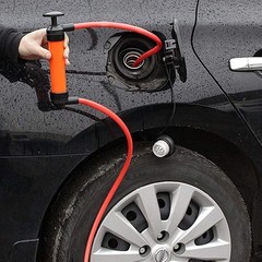 Multi-Use Liquid Transfer Siphon Hand Pump US For Fuel Diesel Oil Kerosene Water