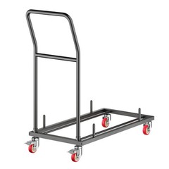 Folding Chair Rack Cart for 25 Chairs of 300 LBS L-shape Horizontal