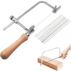 U-shaped Saw Jewelry Tool W/ 12 Blades Kit Jewelers Saw Bow Saw Frame