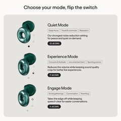 Adjustable Ear Plugs with 3 Relief Modes | Flexible Noise Reduction for Focus, T