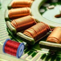 16 AWG Magnet Wire, 16 Gauge 80 oz Enameled Copper Wire, 155C(311F), Red,Blue
