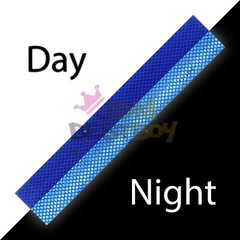 Blue DOT-C2 Conspicuity Reflective Tape Strip 1 Foot Safety Warning Trailer RV