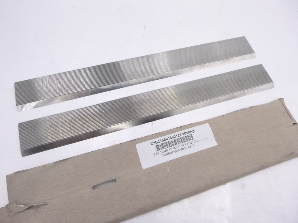 2 Pack Planer Knife 12-1/2″ x 1-1/2″ x 5/32″ Replacement Blades Corrugated
